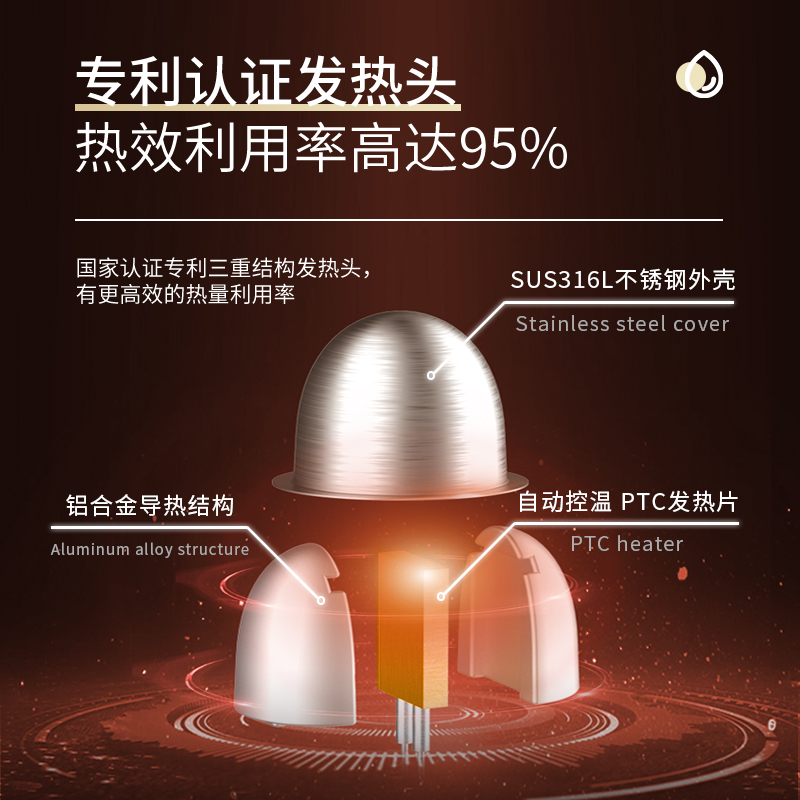 Floor-standing Warm Mist Humidifier HQ-JS953 3